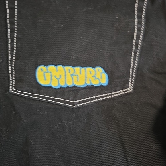 Empyre Mens Black Relaxed Baggy Black Jeans Size 34 RN#116442 - Picture 5 of 7